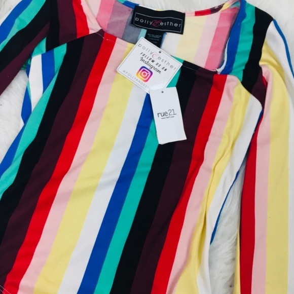 NWT RUE 21 BODYSUIT NEW MULTIPLE COLOR SIZE MEDIUM - Picture 6 of 7